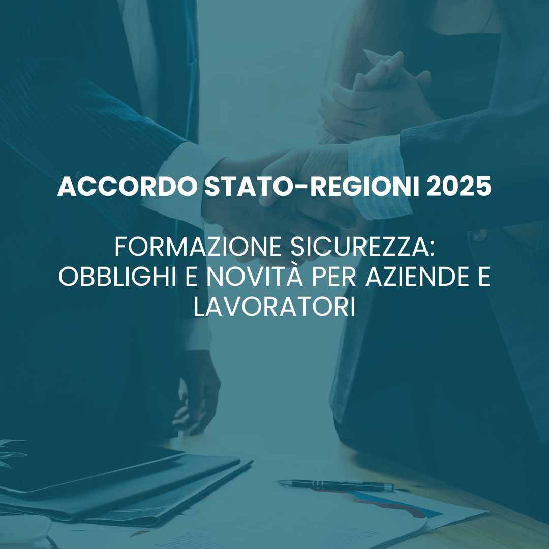Accordo Stato Regioni 2025