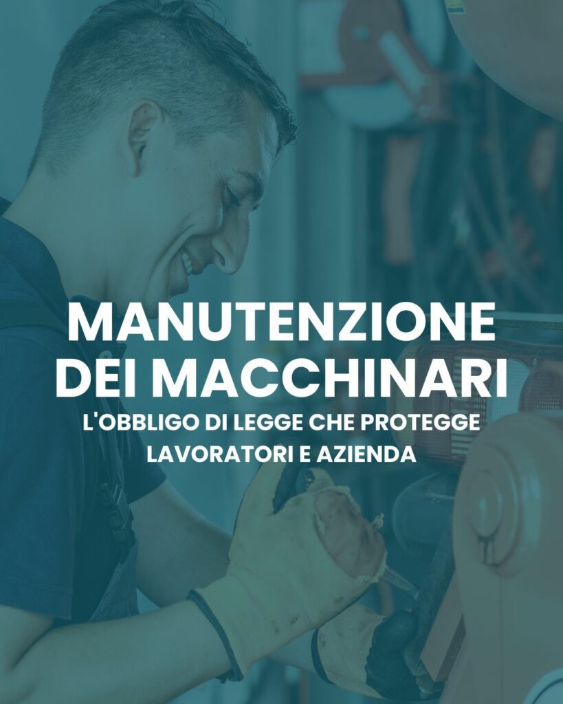 Manutenzione dei macchinari