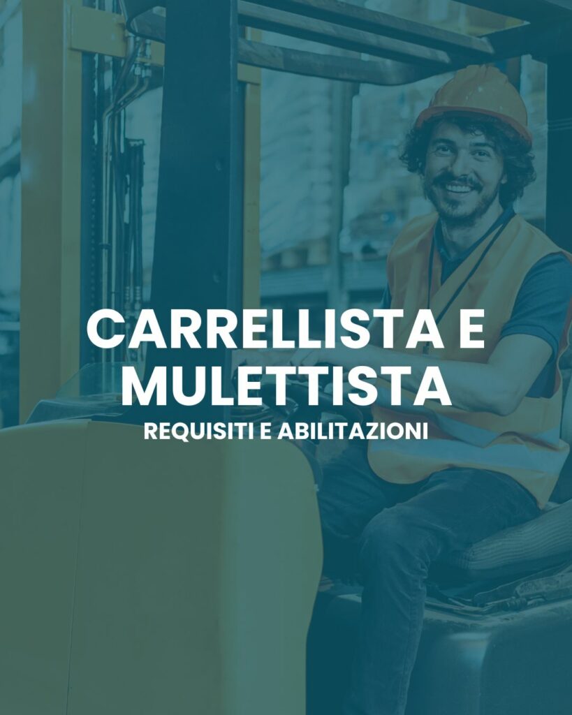 Carrellista e mulettista