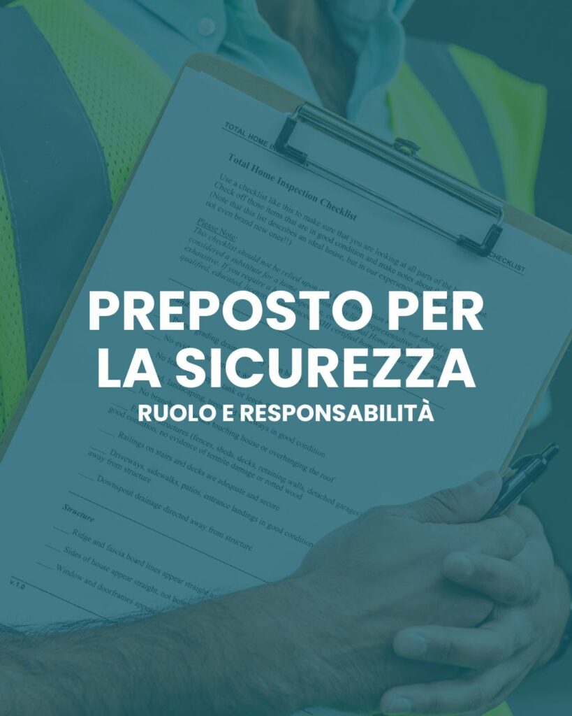 Preposto sicurezza
